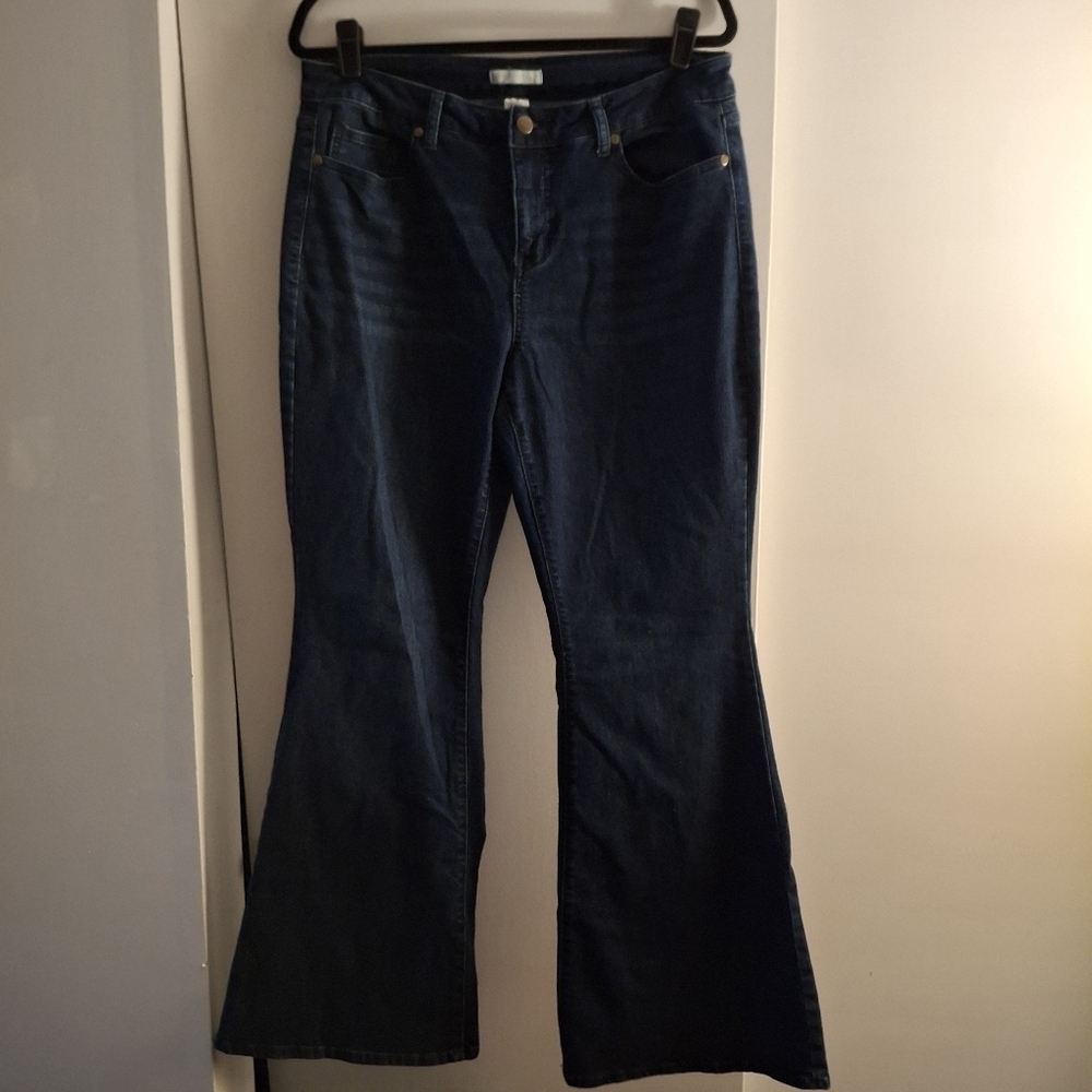 Westport 1962 Women's Dark Blue Flare Jeans